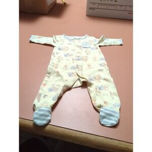 Disney Baby Winnie the Pooh Tigger Sleep & Play Size 0-3 Sleeper Snaps EUC